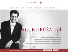 Tablet Screenshot of jakubhrusa.com